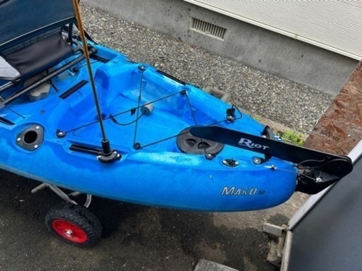 マコ12 足漕ぎシーカヤック カヤックフィッシングに 札幌 引き取り限定