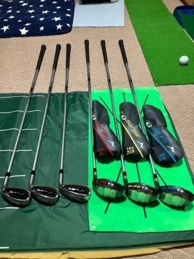 ◆ミズノ　ＳＵＲＥ　ＤＤ　２．０　マルチアイアン＆ＳＵＲＥ　ＤＤ　シューティングアイアン　６本セット～ＥＸＳＡＲ　　☆6MIアイアン以外はRシャフトです。