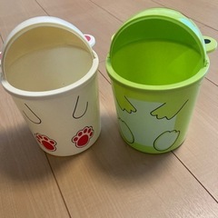 未使用　卓上ゴミ箱　おもちゃボックスの画像