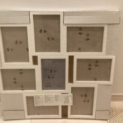 【IKEA】VÄXBO ヴェクスボー　コラージュフレーム　ホワイ...