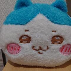 ちいかわ　ハチワレ　ふわふわフェイスポシェット