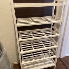 《受け渡し、決定》木製　収納棚　園芸用　
