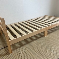 ニトリ　 スノコベッド　マットレス付きの画像