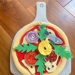 おもちゃ　布製ピザとの画像