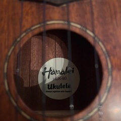 Hanalei UKULELE HUK-80 ハナレイ ウクレレ Sケース付の画像