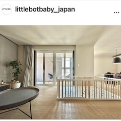 little botbaby木製ベビーサークルの画像