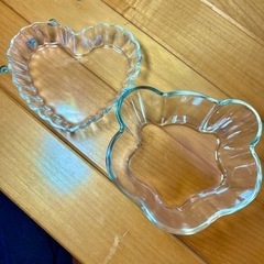 ガラス皿 2セット4枚