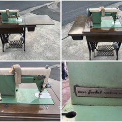 【GO-28】JUKI ジューキ 足踏みミシン 職業用 アンティーク 昭和レトロの画像