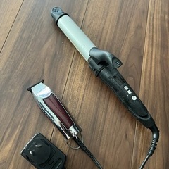 SALONIA ストレートアイロン コテ バリカン 髭剃り