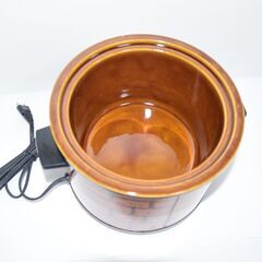 マルビシ　スローポットミニ　レンガ柄　未使用の画像