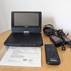 【SONY】CD/DVDプレイヤー　完動品　付属品全てあり