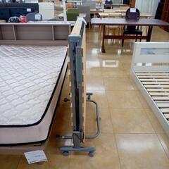 ★ジモティ割あり★  折り畳みすのこベッド グレー H45×D204×W101 クリーニング済み OJ4419の画像