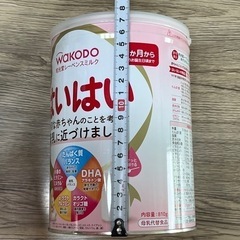 和光堂　はいはい 缶ミルク 空き缶　スプーン付きの画像