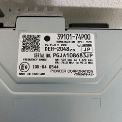 カーオーディオ アルト DBA-HA36S 純正品 パイオニア DEH-2048ZS S0066の画像