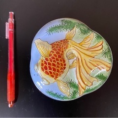 中国雑貨　金魚　小物入れ　の画像