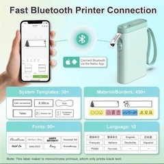 ✨新品✨ラベルライター Bluetooth接続　高画質の画像