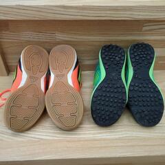 サッカートレシュー＆体育館シューズ17センチの画像