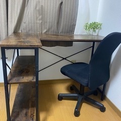 テーブル デスク 椅子セットの画像