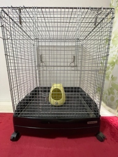 チンチラ　ケージ　チンチラハウス付き