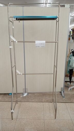 ★ジモティ割あり★  洗濯ラック シルバー H×D×W クリーニング済み TJ6091