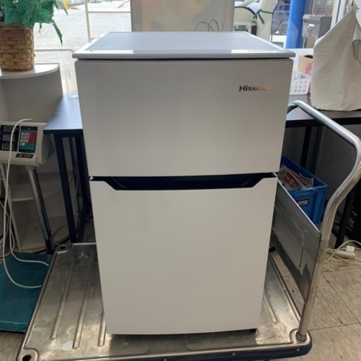 2019年製　Hisense　 冷蔵庫　HR-B95A　白　※2400010399862