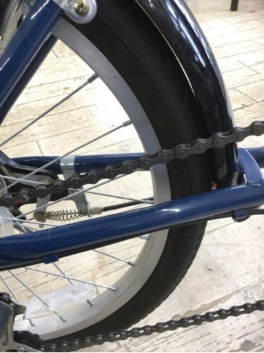 【✨通勤❗️通学に❗️✨カゴ付き❗️✨鍵付き❗️✨】20インチ折りたたみ自転車　ブルー  折りたたみ  自転車  鍵付き