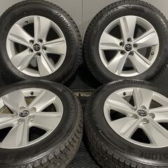 【BS BLIZZAK DM-V3 225/65R17】スタッドレス【TOYOTA ハリアー 純正ホイール 17インチ 7J5HPCD114.3+39】20年製 バリ溝　(MTH560) クレジットカード QRコード決済可能
