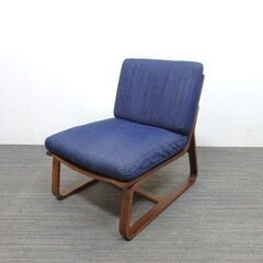 無印良品　リビングでもダイニングでもつかえるソファチェア　ウォールナット材