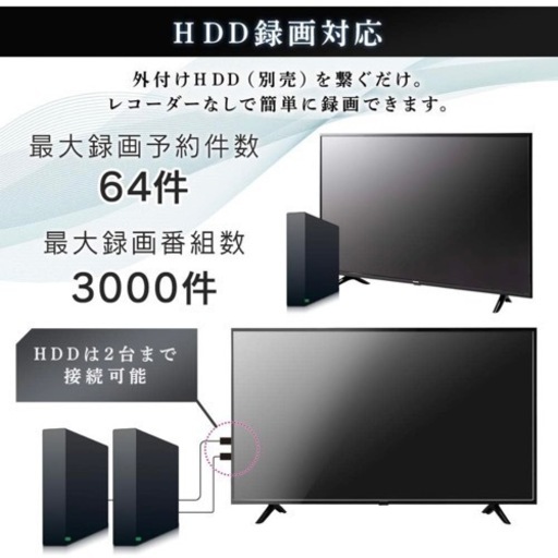 【美品】 液晶テレビ 40V 2019年製