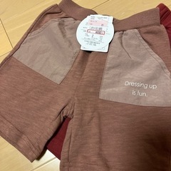 新品★100cm男の子半ズボン2枚セットの画像