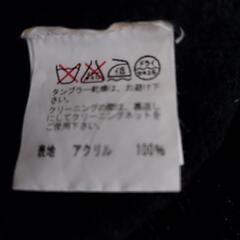 レディース ニットワンピース M フード付きの画像