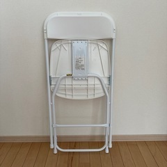 【美品】無印良品 スチールパイプ折りたたみチェアの画像
