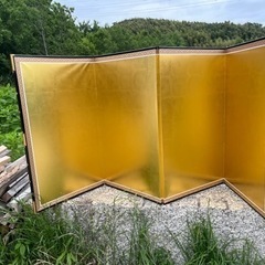 金の屏風 倉庫保管品    の画像
