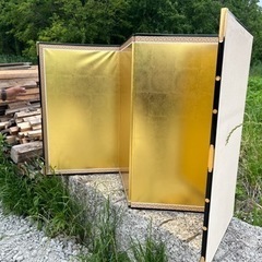 金の屏風 倉庫保管品    の画像