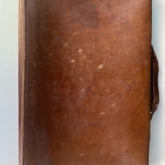 アンティーク『演劇，舞台小道具に』レトロカバン　良い味出てますの画像