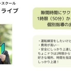 格安で運転教えます。出張型ペーパードライバー講習の画像