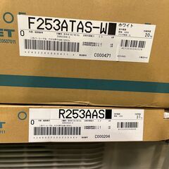 【愛品館八千代店】未使用品　DAIKIN2022年F253ATAS-W冷暖房ルームエアコンの画像