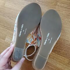 美品♥️コルク厚底サンダル　Mの画像