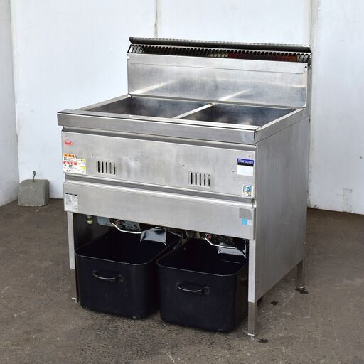 MGF-CD27BL(R)  デリカ向け涼厨フライヤー 単相100V 幅650 (888)×奥行600×高さ800 (1400)(mm) ガスフライヤー 涼厨シリーズ マルゼン 2016年製 マルゼン