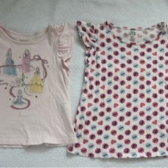 女の子　女子　ガール　110センチ　夏服　半袖　UNIQLO　子...