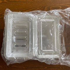 使い捨て容器＆輪ゴムの画像