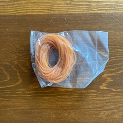 使い捨て容器＆輪ゴムの画像