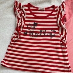 100センチ　女の子　トップス　夏　半袖　ノースリーブ子供用品  キッズ用品 子供服　の画像