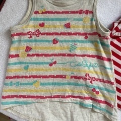 100センチ　女の子　トップス　夏　半袖　ノースリーブ子供用品  キッズ用品 子供服　の画像