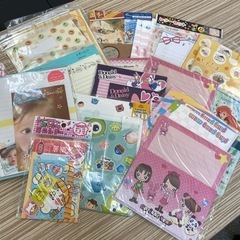 受け渡し者決定！可愛いレターセットたくさん1kg キャラクター