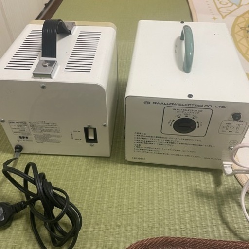 受渡先決定　変圧器　2個