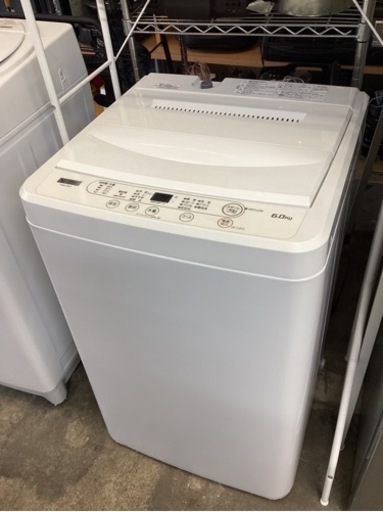 万代店　極美品YAMADA SELECT YWM-T60H1 ヤマダセレクト 6kg 洗濯機 全自動洗濯機 洗濯槽内美品！
