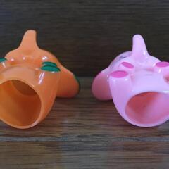 【差し上げます】サトちゃん サトコちゃん 指人形（非売品）の画像