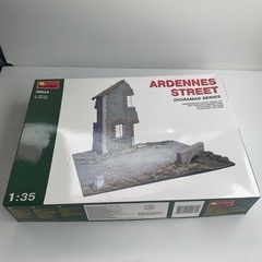 プラモ　戦場模型　ミリタリー　超入手困難　レア商品　プラモデル　ミニアート MINI ART 1/35 36024 ジオラマベース24 アルデンヌの通り [2020年2月再生産]の画像