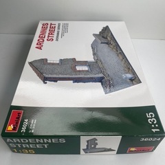 プラモ　戦場模型　ミリタリー　超入手困難　レア商品　プラモデル　ミニアート MINI ART 1/35 36024 ジオラマベース24 アルデンヌの通り [2020年2月再生産]の画像